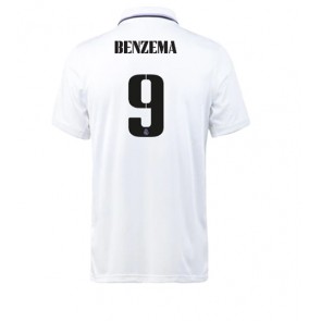 Real Madrid Karim Benzema #9 Hemmatröja 2022-23 Kortärmad